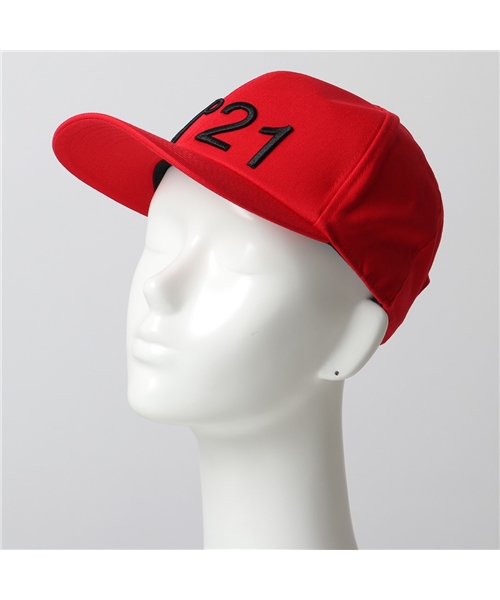 ツをネット通販で購入 ヴェントゥーノ ヌメロ N°21 ロゴ 帽子 ベースボールキャップ 刺繍 ハット