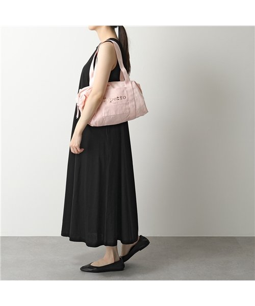 Repetto(レペット)/【repetto(レペット)】B0232T Cotton Duffle bag Size M プリント ロゴ ミディアム ダッフルバッグ ハンドバッグ 鞄 3色/img05