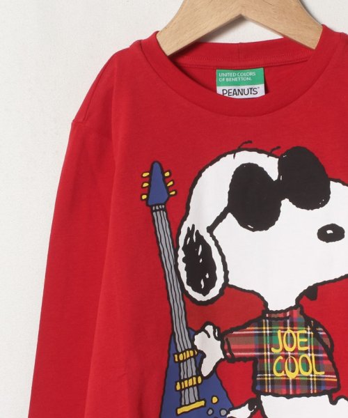 BENETTON (UNITED COLORS OF BENETTON BOYS)(ユナイテッド　カラーズ　オブ　ベネトン　ボーイズ)/【スヌーピー(SNOOPY)コラボ】キャラクターズ長袖Tシャツ・カットソー/img14