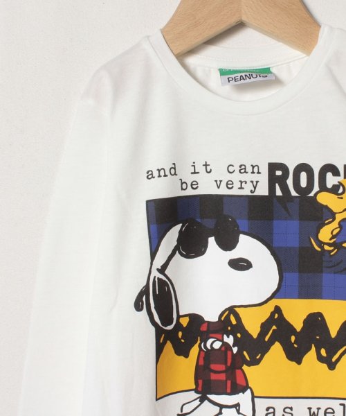 BENETTON (UNITED COLORS OF BENETTON BOYS)(ユナイテッド　カラーズ　オブ　ベネトン　ボーイズ)/【スヌーピー(SNOOPY)コラボ】キャラクターズ長袖Tシャツ・カットソー/img04