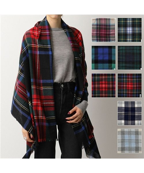 セール 31 Off Johnstons ジョンストンズ Wa1174 カシミヤ 大判 ストール ガーゼショール マフラー チェック柄 レディース ジョンストンズ Johnstons Magaseek