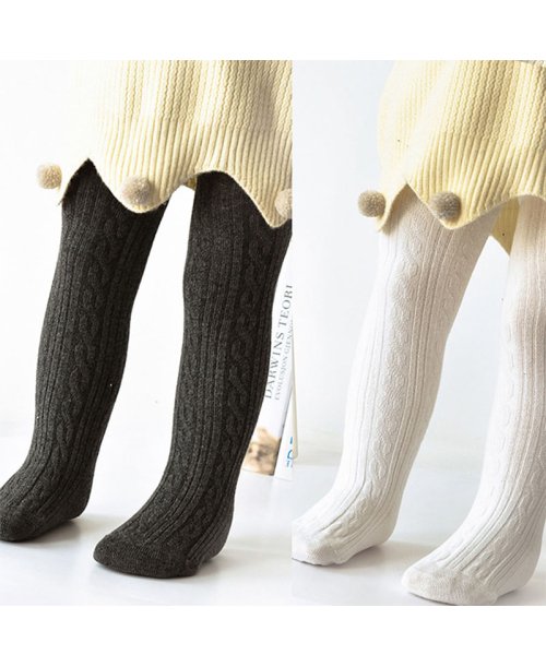 クーポン セール 25 Off キッズタイツ ストッキング 子供 靴下 ケーブルニットタイツ ウエストゴム 厚手 かわいい 小学生 女の子 秋冬 Xxl セイヘイショップ Seiheishop Magaseek