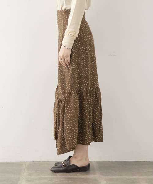 ITEMS URBANRESEARCH(アイテムズ アーバンリサーチ（レディース）)/切替ドットロングスカート∴/img08