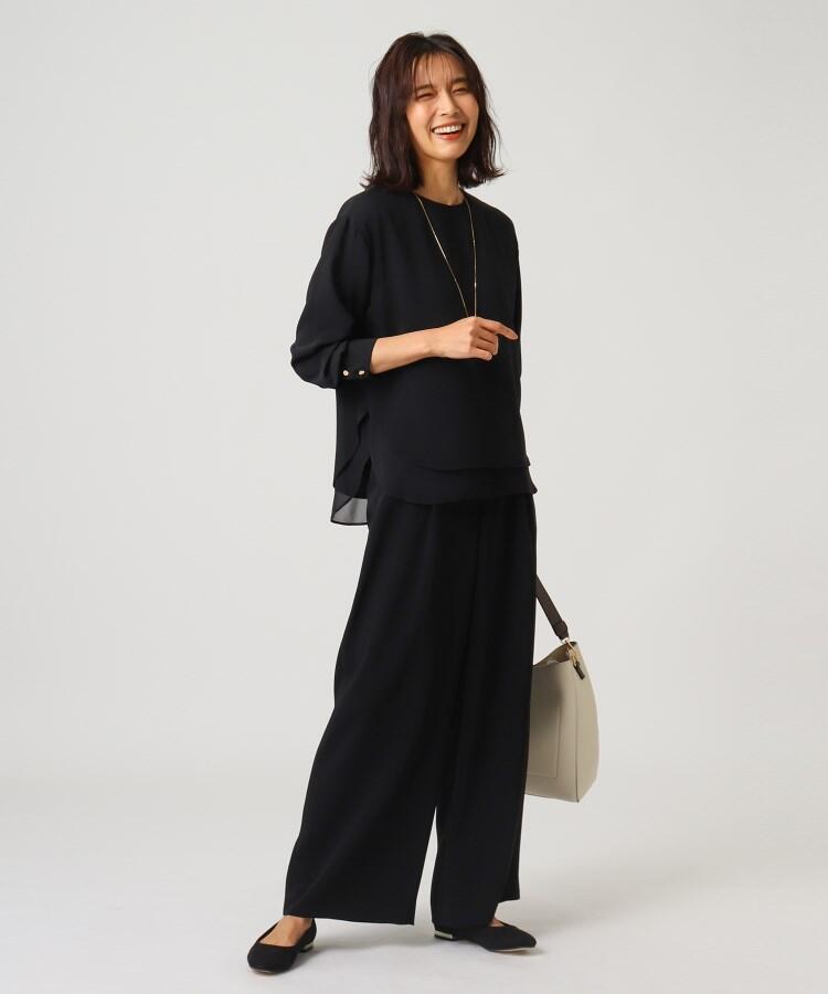 最大70%オフ! 美品 アンタイトルUNTITLED洗えるブラウス パンツ