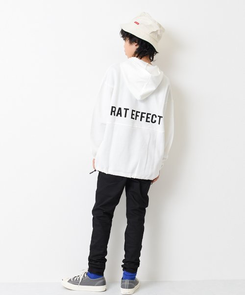 RAT EFFECT(ラット エフェクト)/裏起毛切替ビッグフーディー/img02