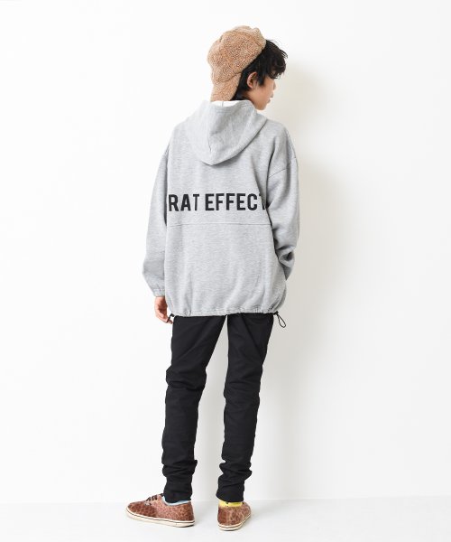 RAT EFFECT(ラット エフェクト)/裏起毛切替ビッグフーディー/img18