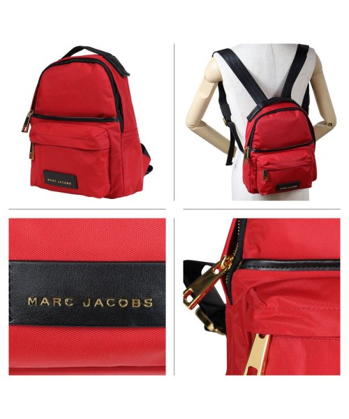  Marc Jacobs(マークジェイコブス)/マークジェイコブス MARC JACOBS リュック バッグ バックパック レディース NYLON VARSITY MINI BACKPACK レッド M001/img02