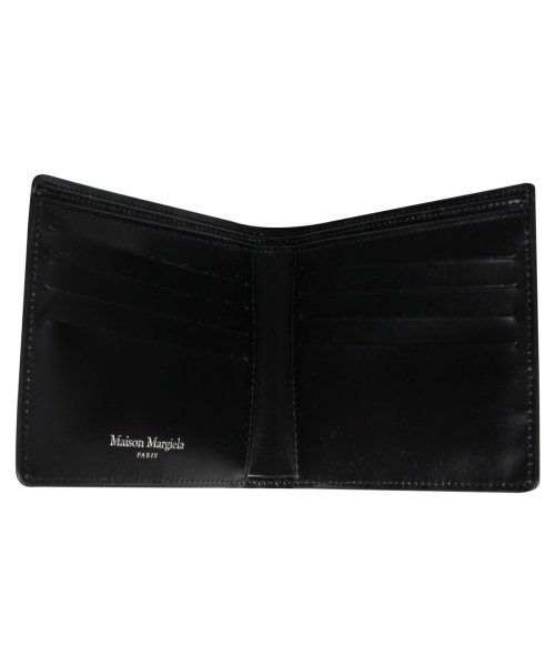 MAISON MARGIELA(メゾンマルジェラ)/メゾンマルジェラ MAISON MARGIELA 財布 ミニ財布 二つ折り メンズ レディース MINI WALLET レザー ブラック 黒 S35UI0435/img03