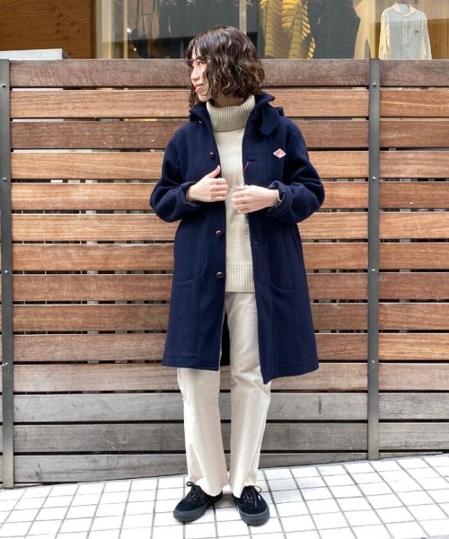 DANTON ダントン ウールモッサコート ピーコート 40 Mサイズ相当  