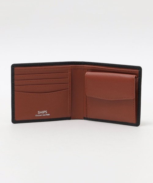 SHIPS MEN(シップス　メン)/*SHIPS: 【SAFFIANO LEATHER】 2トーン 2つ折 ウォレット （財布）/img04