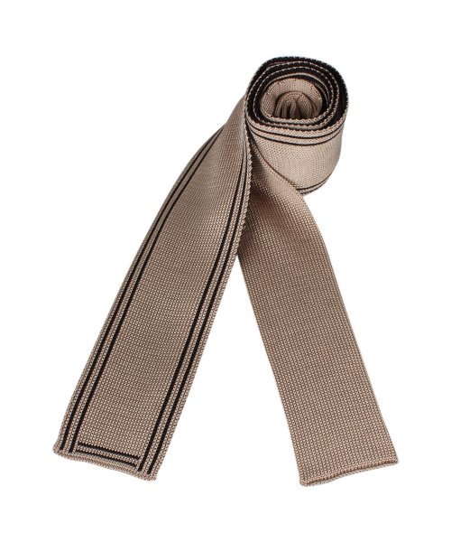 BURBERRY(バーバリー)/バーバリー BURBERRY ネクタイ メンズ スクエアエンド イタリア製 シルク ビジネス 結婚式 TIE ブラック ベージュ 黒/img03