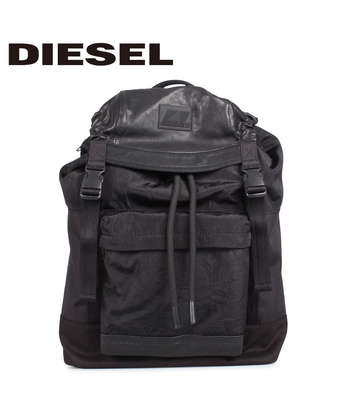 【ほぼ未使用】ディーゼル　Diesel リュック バックパック　ブラック 黒
