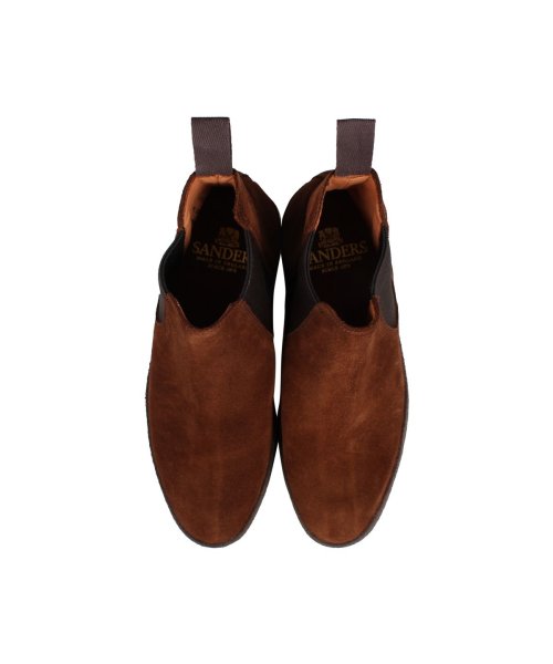 SANDERS(サンダース)/SANDERS サンダース チェルシー サイドゴア ブーツ 靴 メンズ ビジネス ADAM CHELSEA BOOT Fワイズ ブラウン 1701PSS/img04