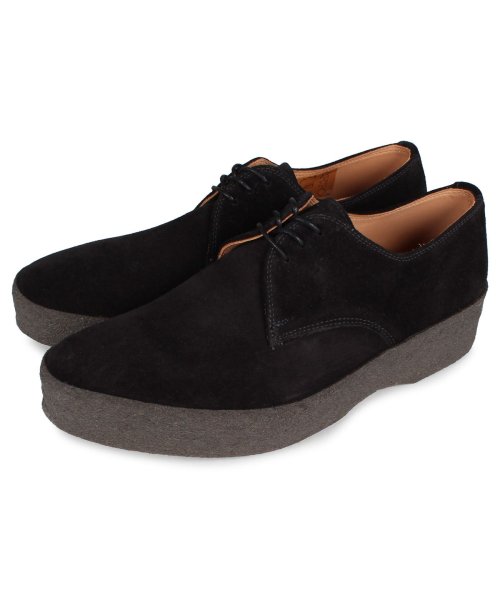 セール Sanders サンダース プレーントゥ シューズ 靴 メンズ ビジネス Lo Top Plain Gibson Shoe Fワイズ ブラック 黒 7995bs サンダース Sanders Magaseek