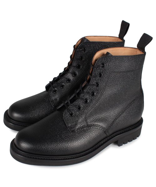 SANDERS(サンダース)/SANDERS サンダース ダービーブーツ 靴 メンズ ビジネス KELSO PLAIN FRONT DERBY BOOT Fワイズ ブラック 黒 8366BG/img01