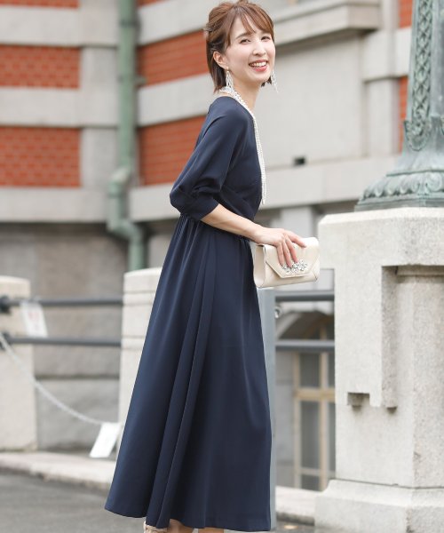 バルーンスリーブ ワンピース 結婚式ワンピース 同窓会 成人式 セレモニー大きいサイズ対応フォーマルパーティードレス プールヴー Pourvous Magaseek バルーンスリーブ ワンピース 結婚式ワンピース 同窓会 成人式 セレモニー大きいサイズ対応フォーマルパーティードレス プールヴー Pourvous Magaseek
