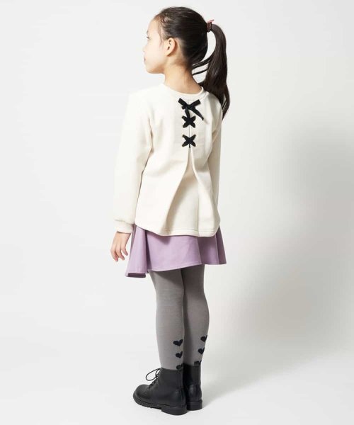 a.v.v(KID'S)(アー・ヴェ・ヴェキッズ)/[100－130]【裏起毛】バックレースアップトレーナー[WEB限定サイズ]/img10