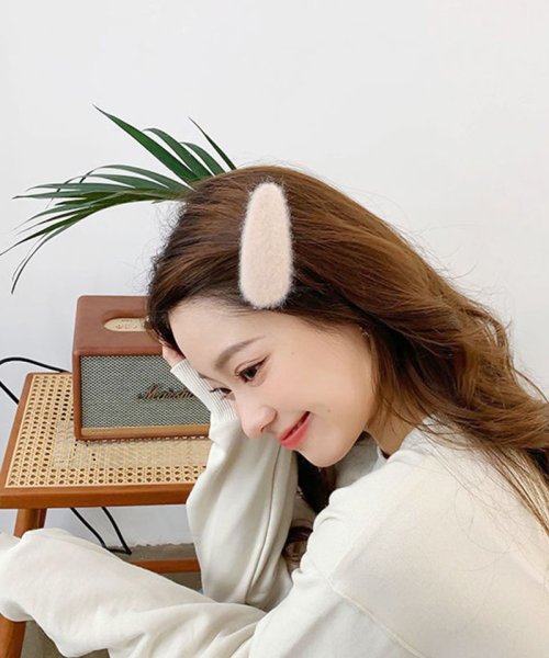 セール ファーカラー Bigオーバルヘアクリップ ヘアアクセサリー 大きめ ヘア留め 前髪 オシャレ プレゼント かわいい 子供 大人 セイヘイショップ Seiheishop Magaseek