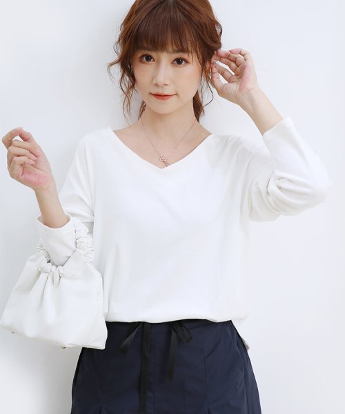 レディースファッション通販 トップス レディース きれいめ プルオーバー 長袖 Uネック Vネック ロングtシャツ 体型カバー 無地 秋冬 プチプラ レディース ドゥーベル Doux Belle Magaseek レディースファッション通販 トップス レディース きれいめ プルオーバー 長袖 Uネック Vネック ロングtシャツ 体型カバー 無地 秋冬 プチプラ レディース ドゥーベル Doux Belle Magaseek