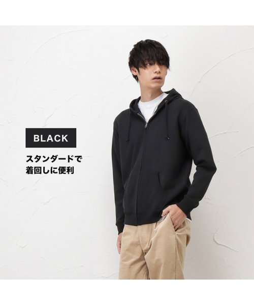 MAC HOUSE(men)(マックハウス（メンズ）)/NAVY ネイビー コットン裏毛ジップパーカー MH/03723FW/img06