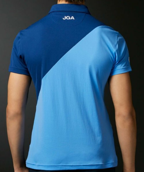 DESCENTE GOLF(デサントゴルフ)/【ナショナルチームモデル】カッティングデザイン ショートスリーブシャツ【UV】/img01