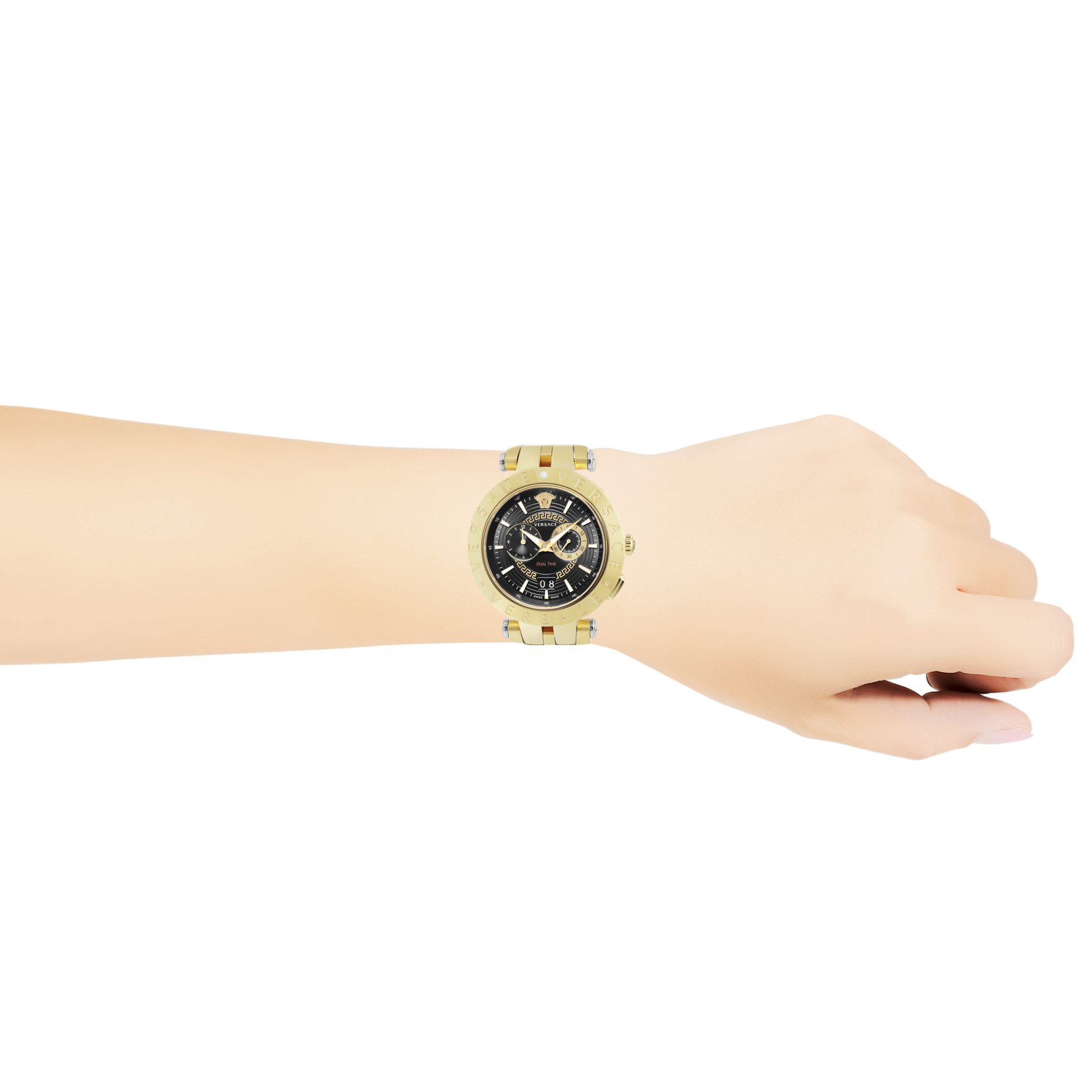 セール】VERSACE 腕時計 メンズ V－RACE DUAL TIME VEBV00519