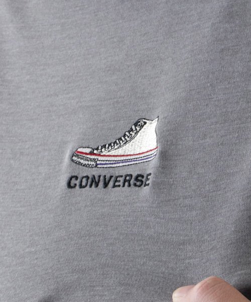 MARUKAWA(大きいサイズのマルカワ)/【CONVERSE】コンバース 大きいサイズ スウェット トレーナー　ロゴ 刺繍/img02