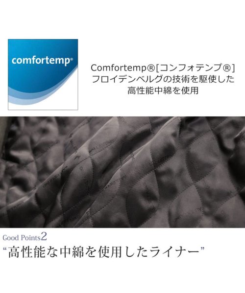 [HALEINE]ビジネスコートメンズ ライナー付きビッグサイズ ブラック