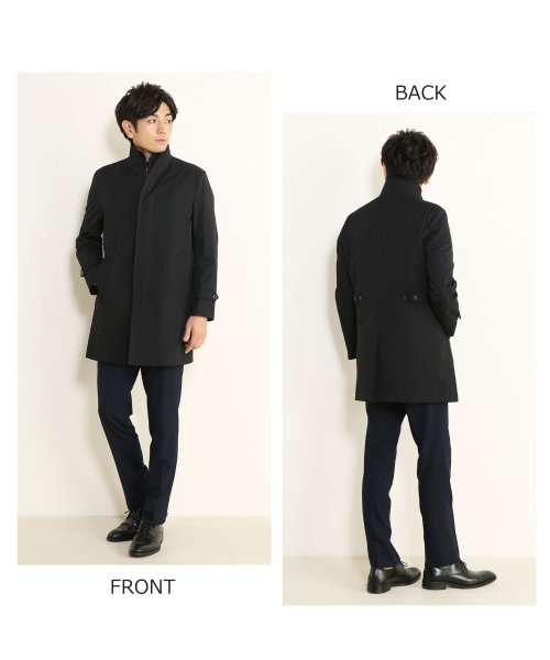 [HALEINE]スタンドカラーメンズビジネスコート 