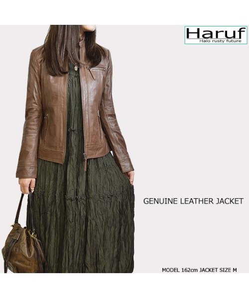 レザージャケット シングルライダースジャケット 革ジャン レディース 本革 スタンドカラー ラムレザー レディースアウター 秋冬 DANIELLA 