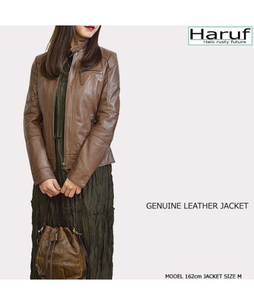 レザージャケット シングルライダースジャケット 革ジャン レディース 本革 スタンドカラー ラムレザー レディースアウター 秋冬 DANIELLA 