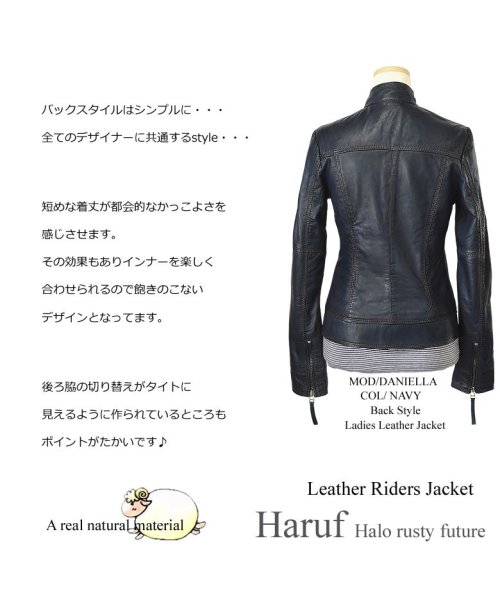 レザージャケット シングルライダースジャケット 革ジャン レディース 本革 スタンドカラー ラムレザー レディースアウター 秋冬 DANIELLA 