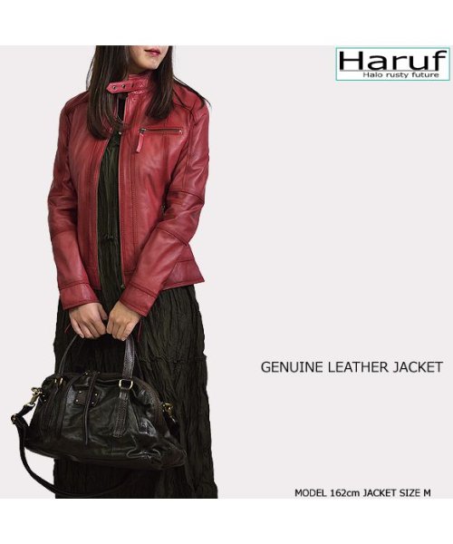 レザージャケット シングルライダースジャケット 革ジャン レディース 本革 スタンドカラー ラムレザー レディースアウター 秋冬 DANIELLA 