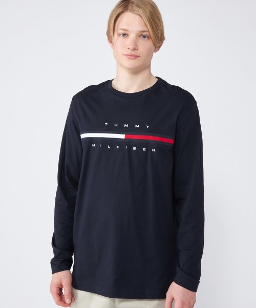 TOMMY HILFIGER(トミーヒルフィガー)/【オンライン限定】トミーヒルフィガーロゴロングスリーブTシャツ / TINO TEE/img04