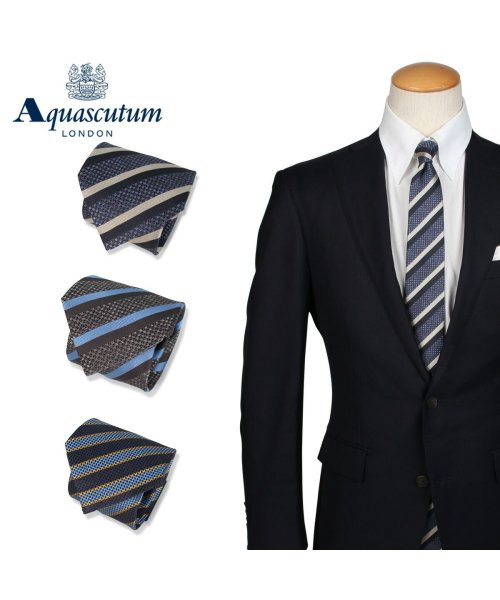 Aquascutum(アクアスキュータム)/アクアスキュータム AQUASCUTUM ネクタイ メンズ イタリア製 シルク ビジネス 結婚式 TIE/img01