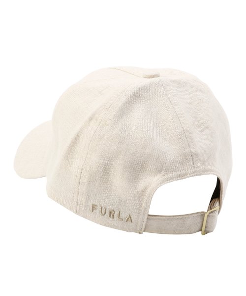 FURLA(フルラ)/FURLA（フルラ）ロゴ刺繍　麻キャップ/img10