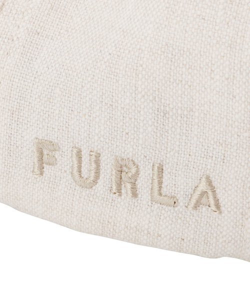 FURLA(フルラ)/FURLA（フルラ）ロゴ刺繍　麻キャップ/img12