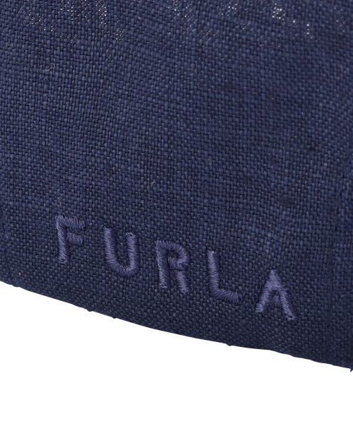 FURLA(フルラ)/FURLA（フルラ）ロゴ刺繍　麻キャップ/img16