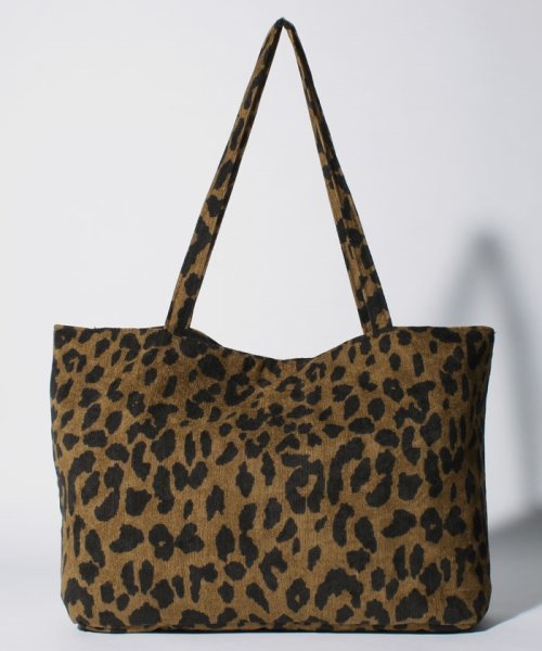 コーデュロイ レオパード柄トートバッグ スタイルブロック レディース Styleblock Magaseek