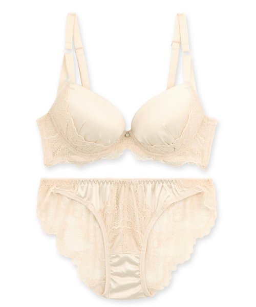 fran de lingerie(フランデランジェリー)/Shiny Lacy シャイニーレーシー ブラ＆ショーツ B65－G75カップ/img01