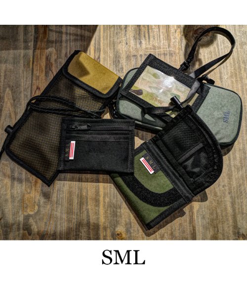 エスエムエル 財布 三つ折り財布 ミニ財布 ミニウォレット コンパクト メンズ ナイロン SML k900238