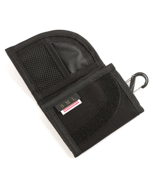 エスエムエル 財布 三つ折り財布 ミニ財布 ミニウォレット コンパクト メンズ ナイロン SML k900238