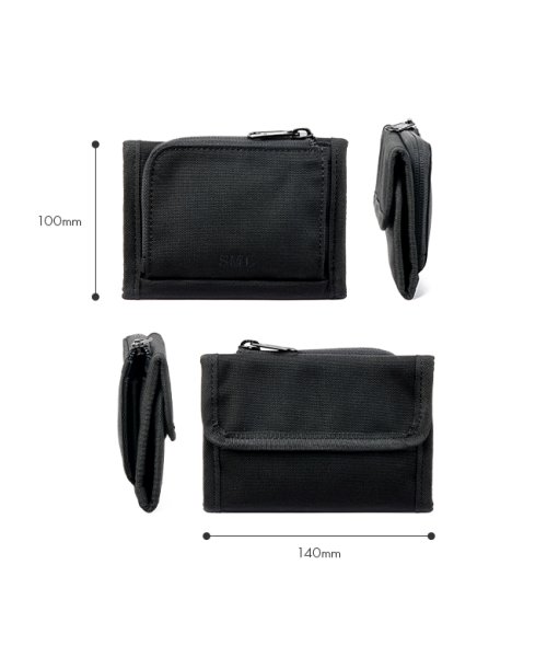 エスエムエル 財布 二つ折り財布 ミニ財布 ミニウォレット コンパクト メンズ ナイロン SML k900241