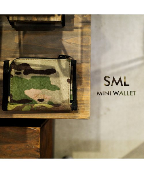 エスエムエル 財布 二つ折り財布 ミニ財布 ミニウォレット コンパクト メンズ ナイロン SML k900241