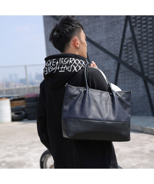 ヴァンキッシュ Vanquish バッグ トートバッグ ショルダーバッグ メンズ 2way Tote Bag ブラック ネイビー ブラウン 黒 Vqm 4195 ヴァンキッシュ Vanquish Magaseek