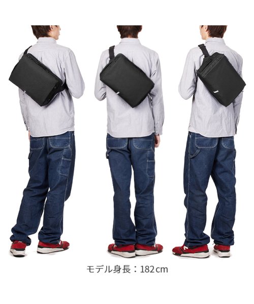 エースジーン ハンスリーSD ボディバッグ ワンショルダー メンズ 横型 大容量 A4 ACE GENE 62882 ボディバッグ GENE