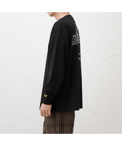 MAC HOUSE(men)(マックハウス（メンズ）)/Mark Gonzales プリントビッグロングスリーブTシャツ 2G7－60325/img01