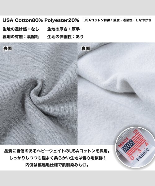 1111clothing(ワンフォークロージング)/ヘビーウェイト パーカー メンズ パーカー レディース usaコットン ビッグシルエット ビッグパーカー 無地 パーカー 裏起毛 プルパーカー 厚手 フード プ/img03