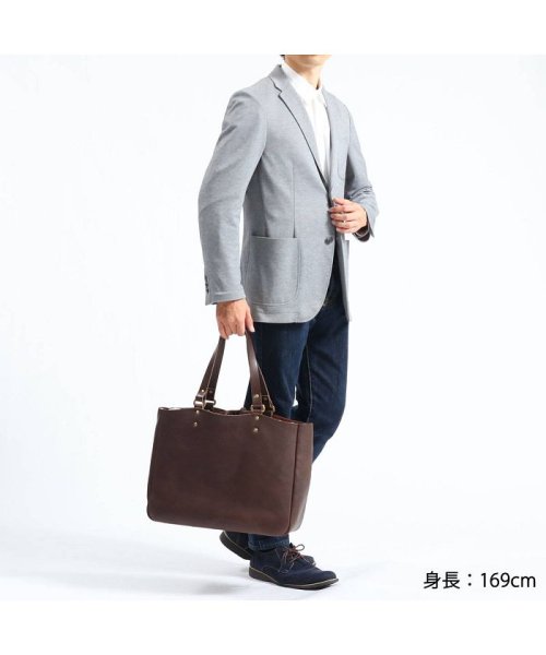 SLOW(スロウ)/スロウ トートバッグ SLOW bono tote bag width type ボノ 本革 栃木レザー A4 B4 大きめ 大容量 横型 4920003/img06