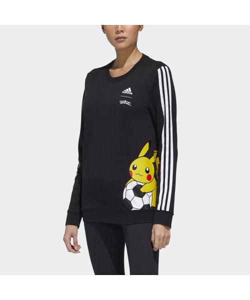 セール】ポケモン ピカチュウ スウェットシャツ Pokemon Pikachu Sweatshirt(503642676)  アディダス(Adidas) MAGASEEK
